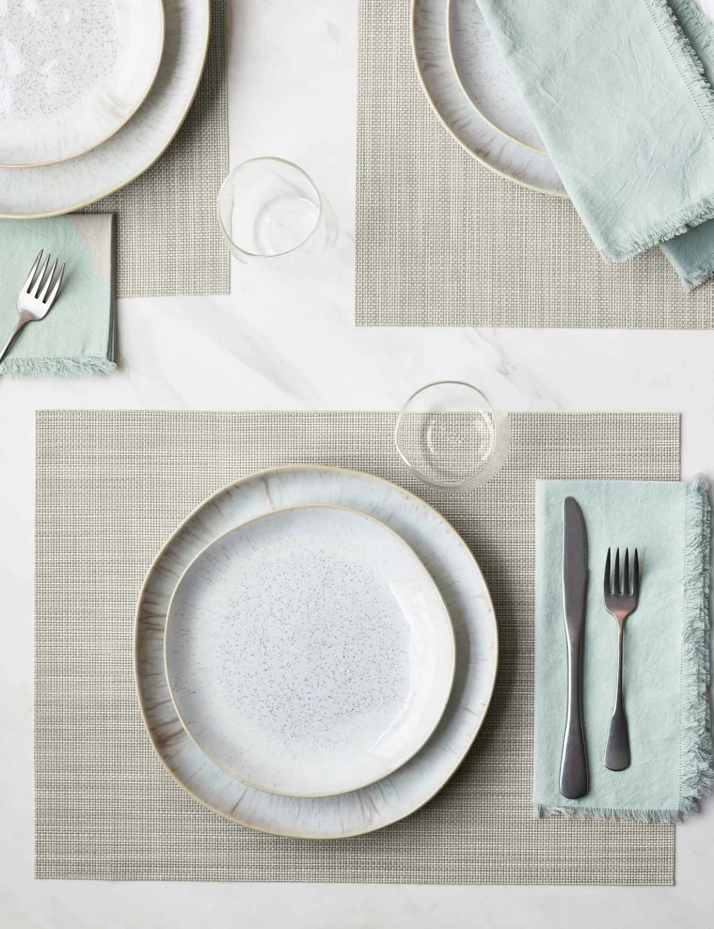Mini Basketweave Rectangle Placemat (Set of 4) by Chilewich
