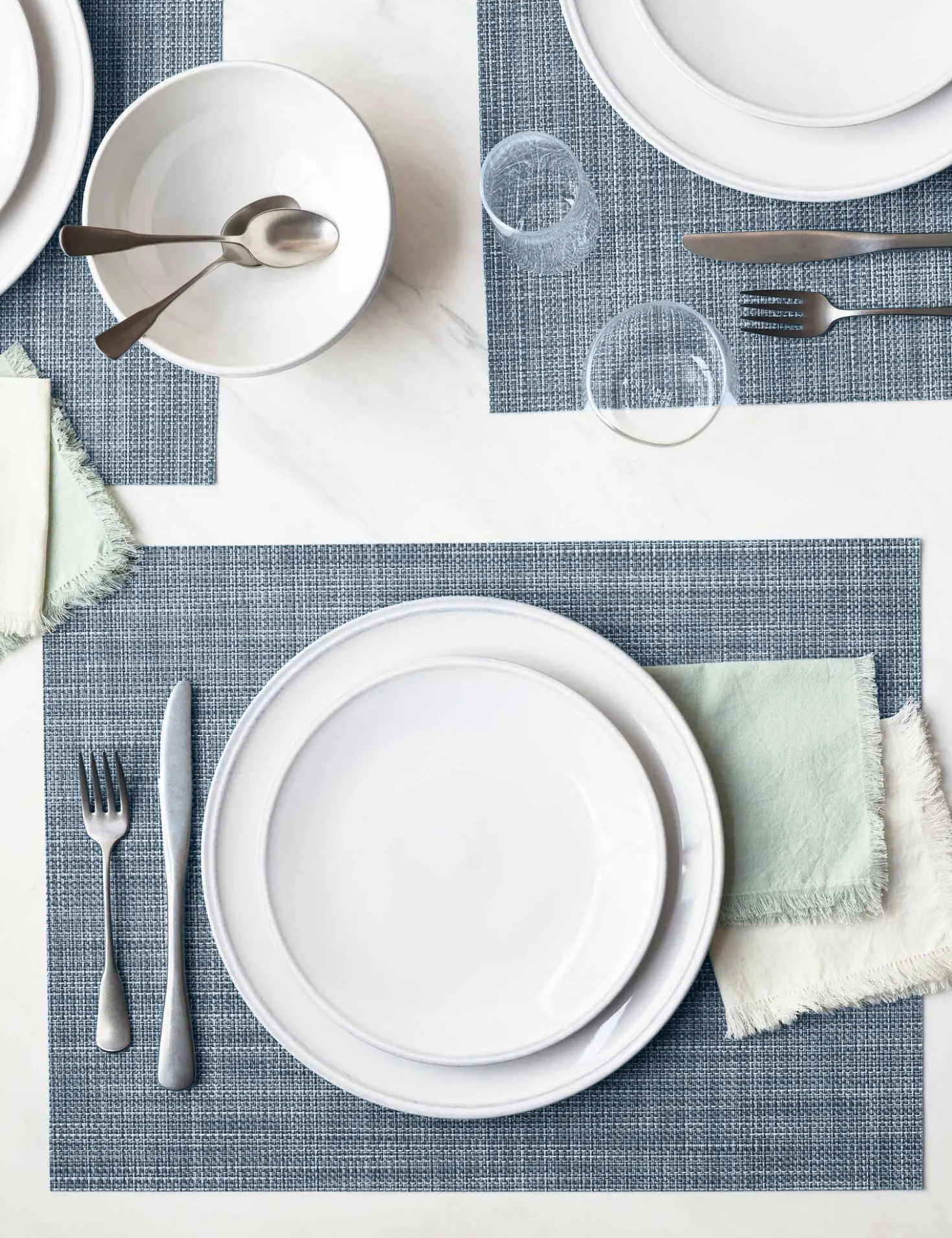Mini Basketweave Rectangle Placemat (Set of 4) by Chilewich