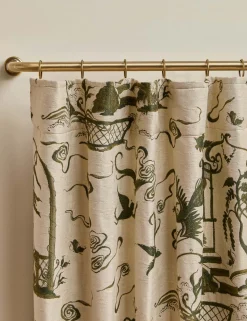 Misha Toile Curtain Panel