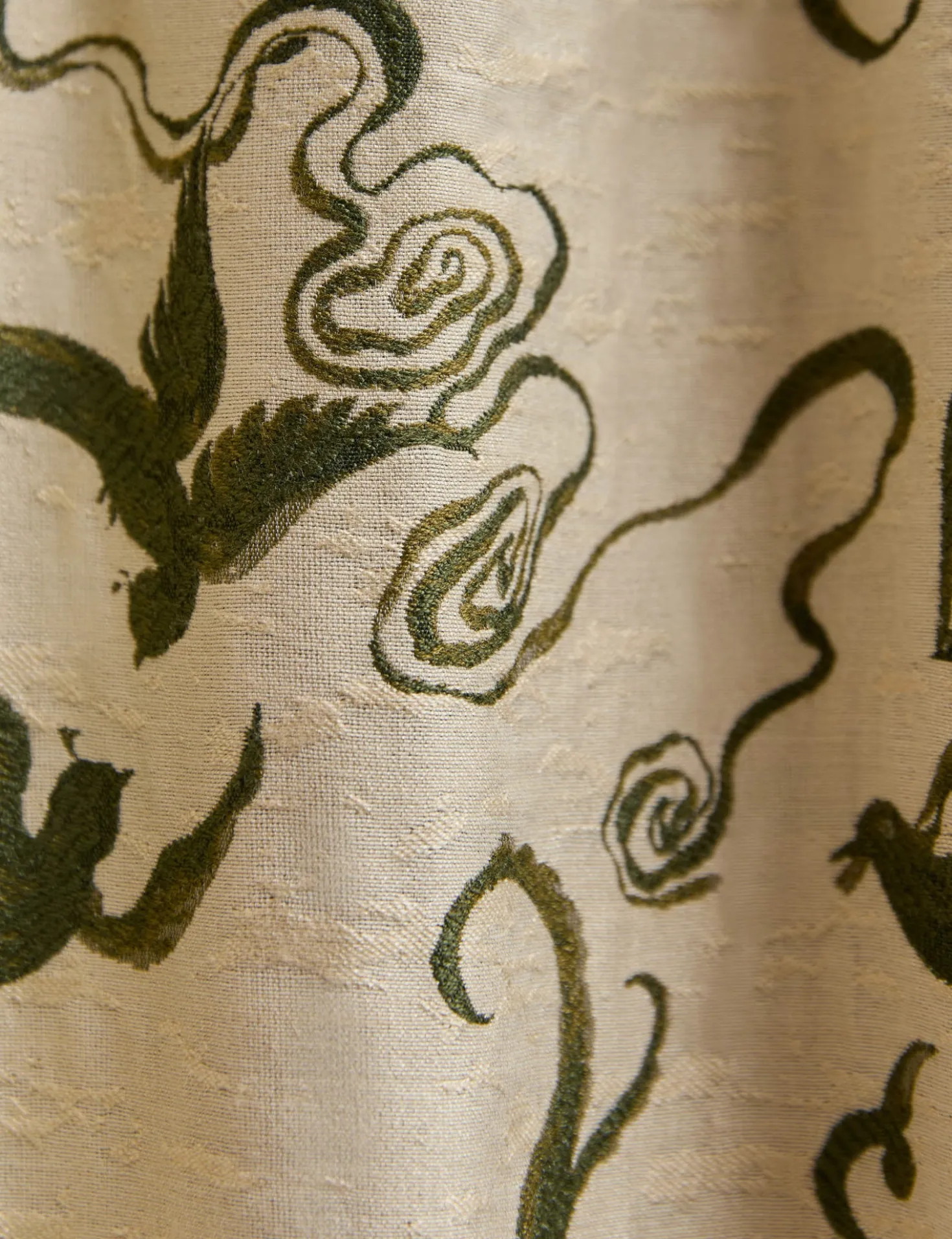 Misha Toile Curtain Panel