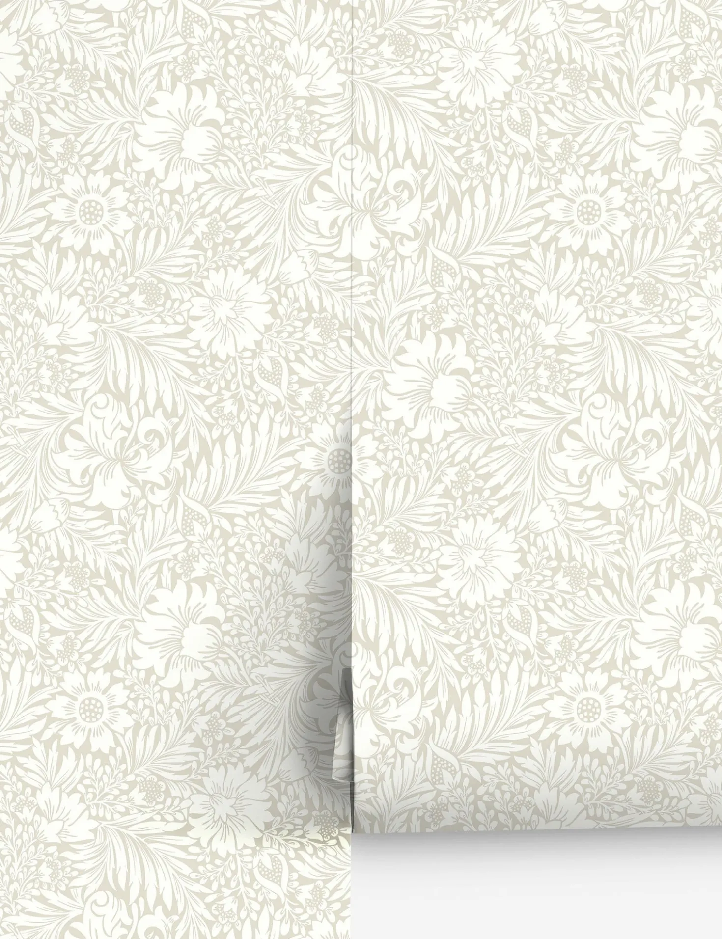 Modern Acanthus Peel + Stick Wallpaper by Erin & Ben Co.