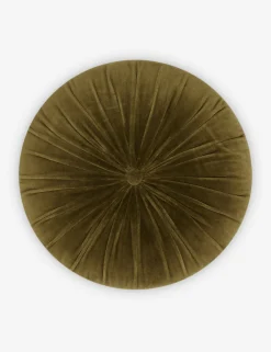 Monroe Velvet Round Pillow