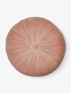 Monroe Velvet Round Pillow