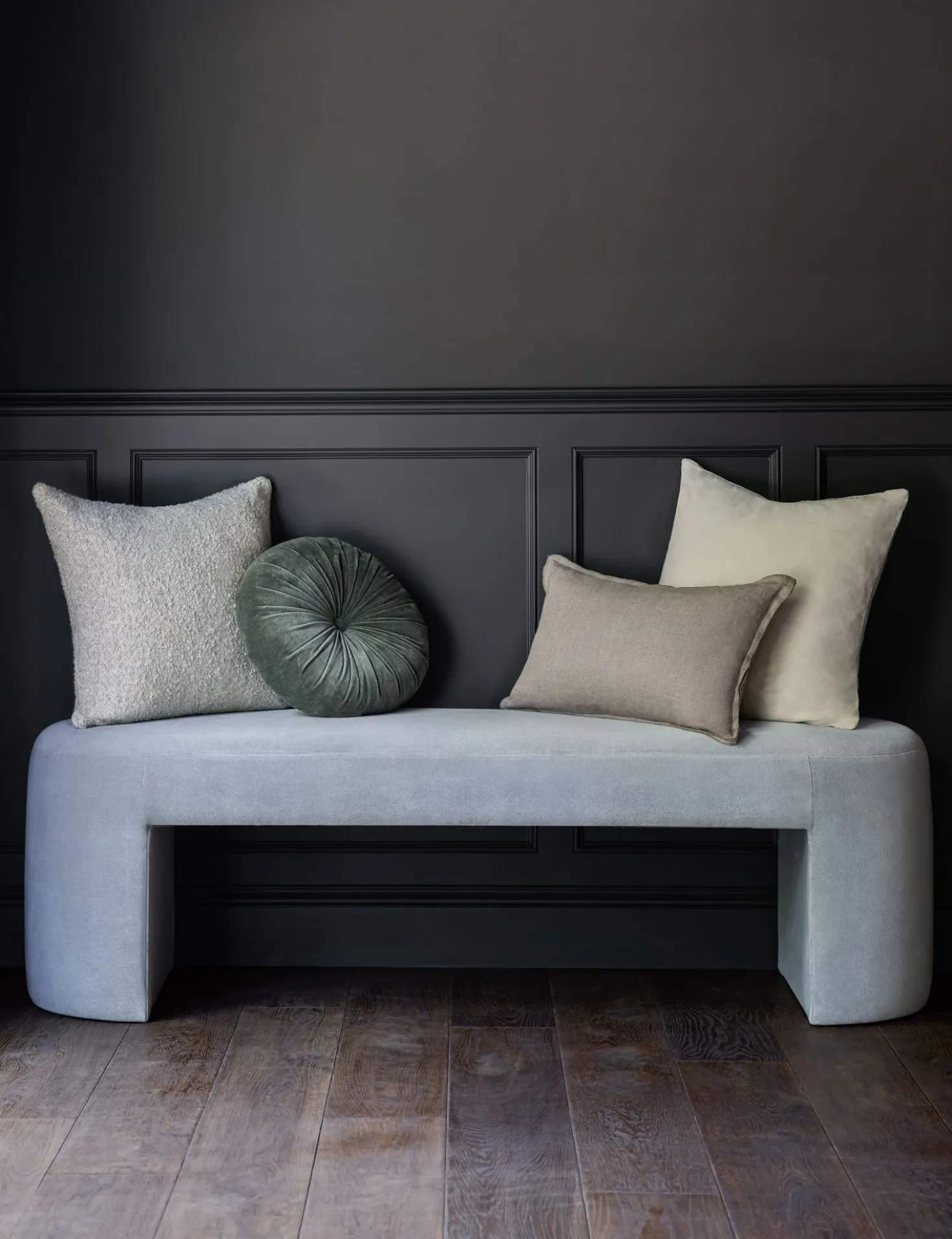 Monroe Velvet Round Pillow