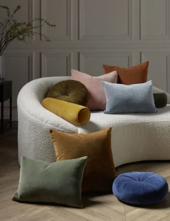 Monroe Velvet Round Pillow