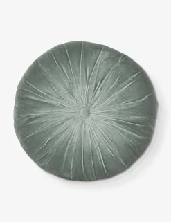 Monroe Velvet Round Pillow