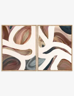 Moon in Gemini Diptych Wall Art by Danielle Davis