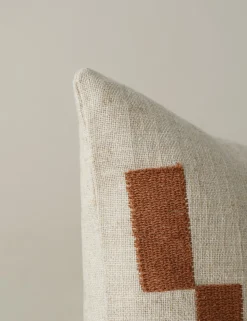 Mosaic Embroidered Pillow by Élan Byrd