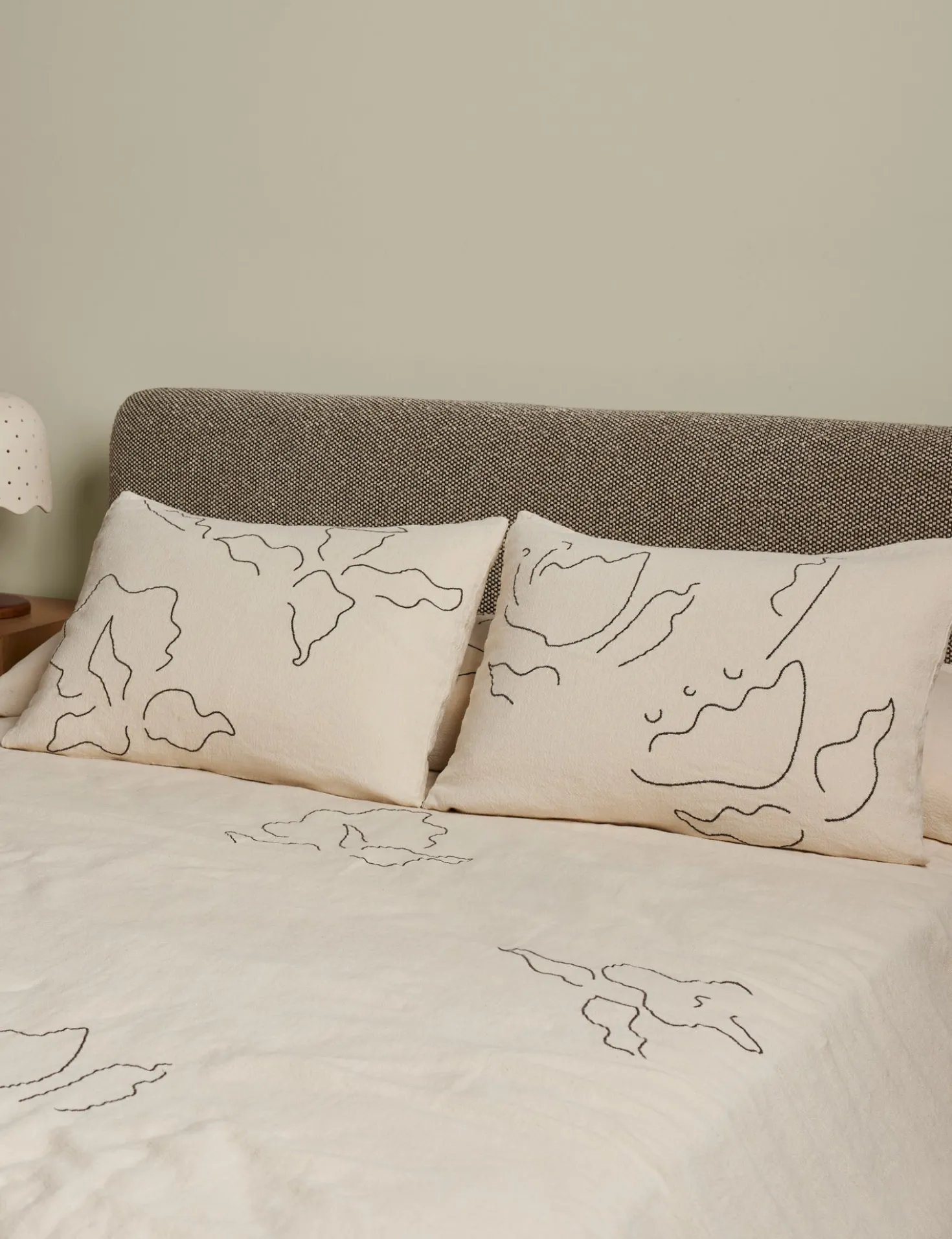 Narsi Linen Cotton Sham (Set of 2) by Sarah Sherman Samuel