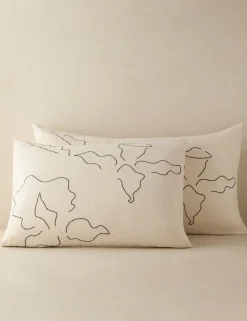 Narsi Linen Cotton Sham (Set of 2) by Sarah Sherman Samuel