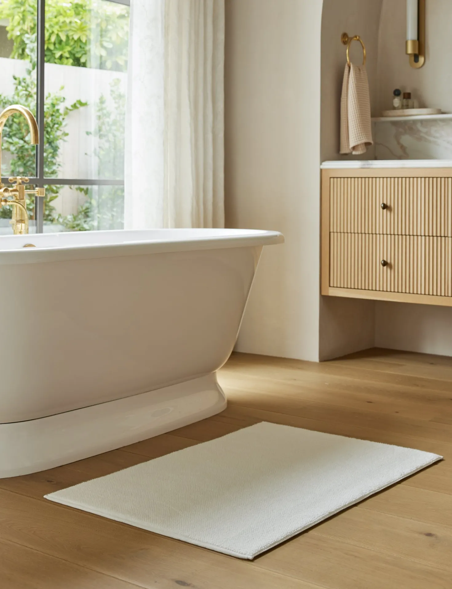 Nell Organic Cotton Bath Mat