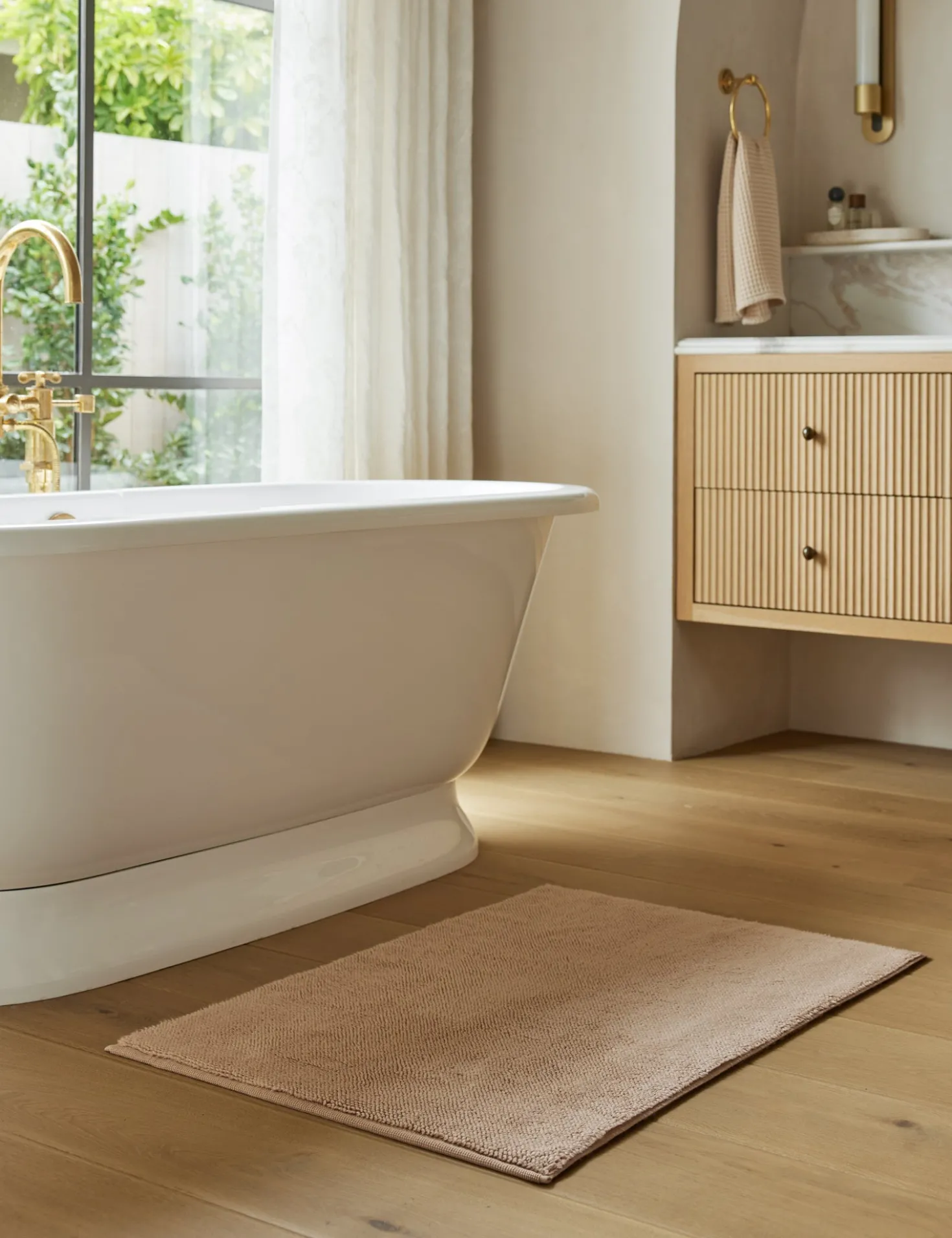 Nell Organic Cotton Bath Mat