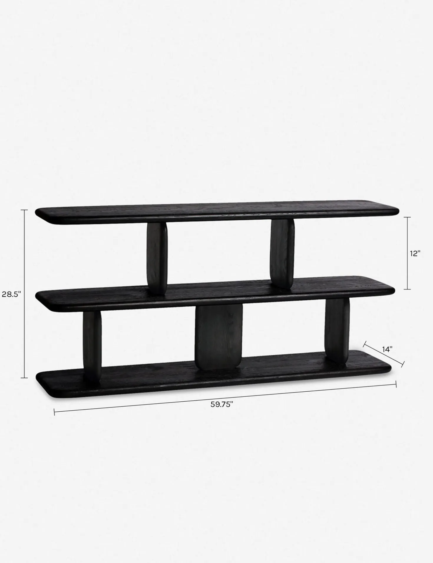 Nera Low Bookcase