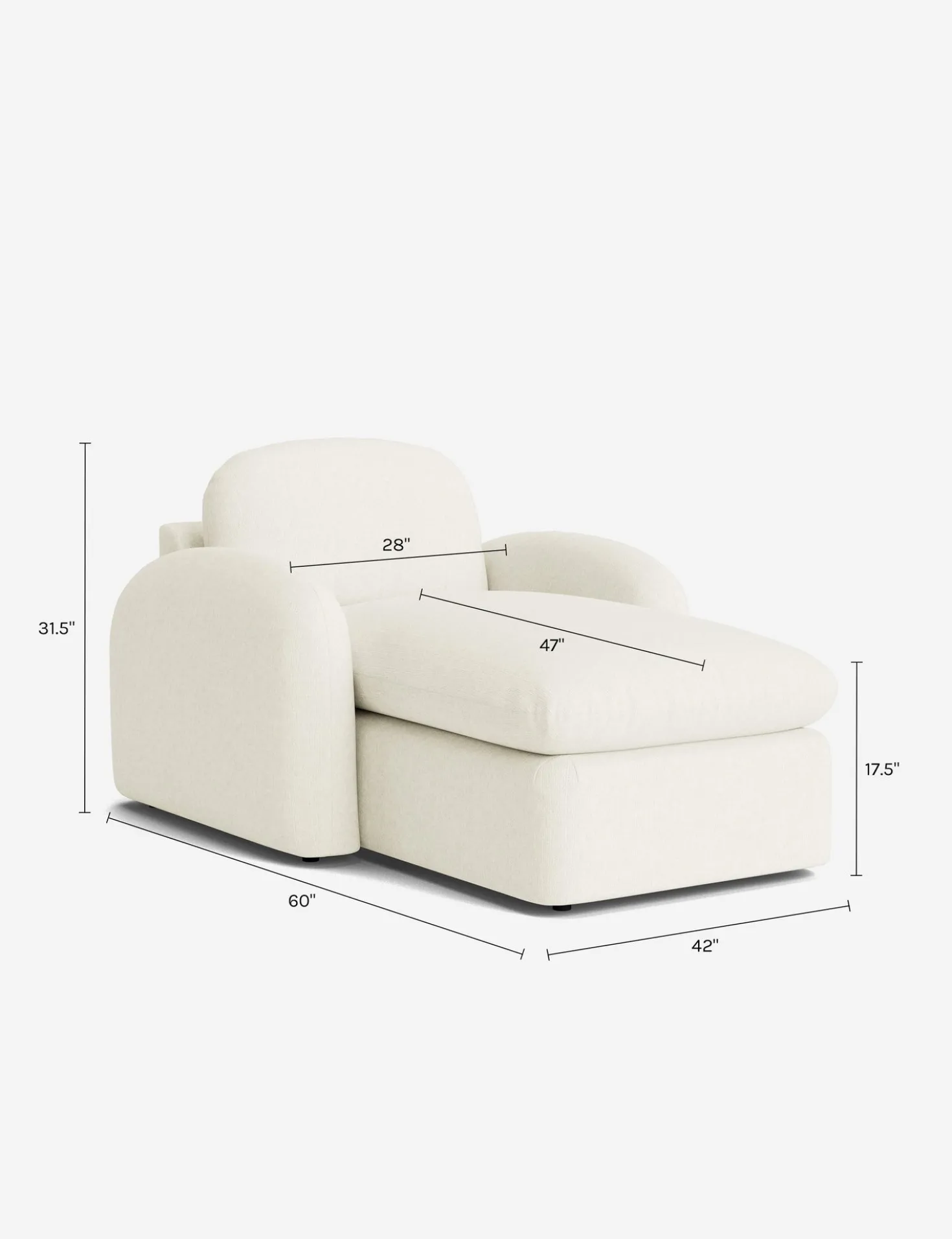 Neve Chaise by Aimee Song