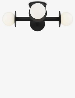 Nodes Semi-Flush Mount Light by Kelly Wearstler