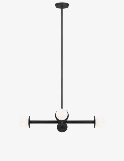Nodes Wide Chandelier by Kelly Wearstler