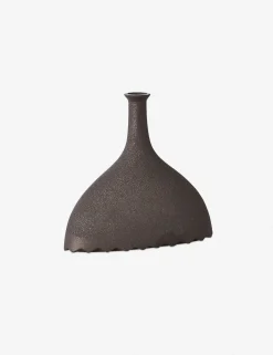 Noelle Geometric Decorative Vase, Black by Lemieux et Cie