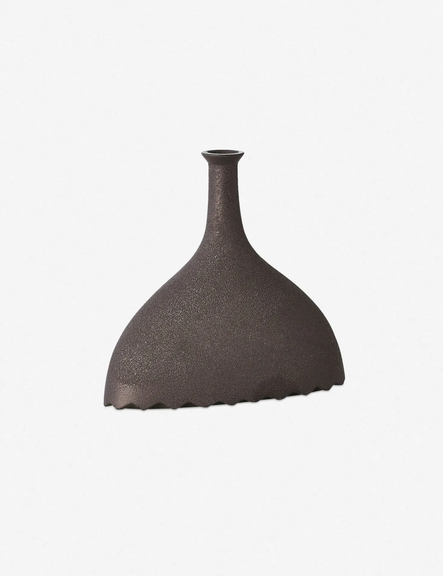 Noelle Geometric Decorative Vase, Black by Lemieux et Cie