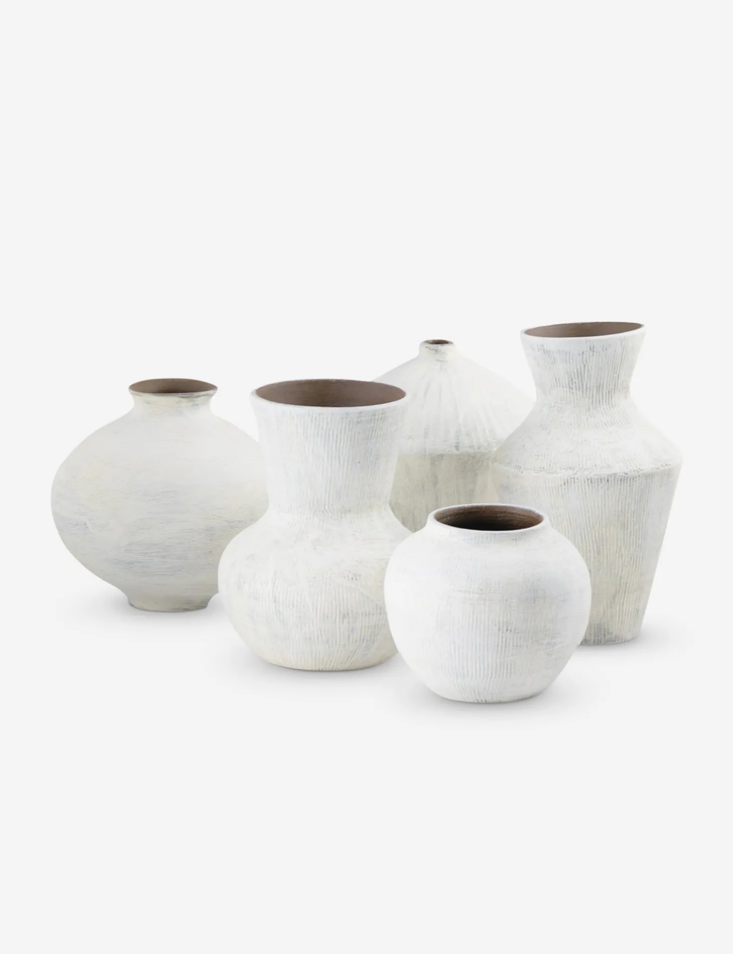 Noor Ceramic Vases (Set of 5) by Regina Andrew