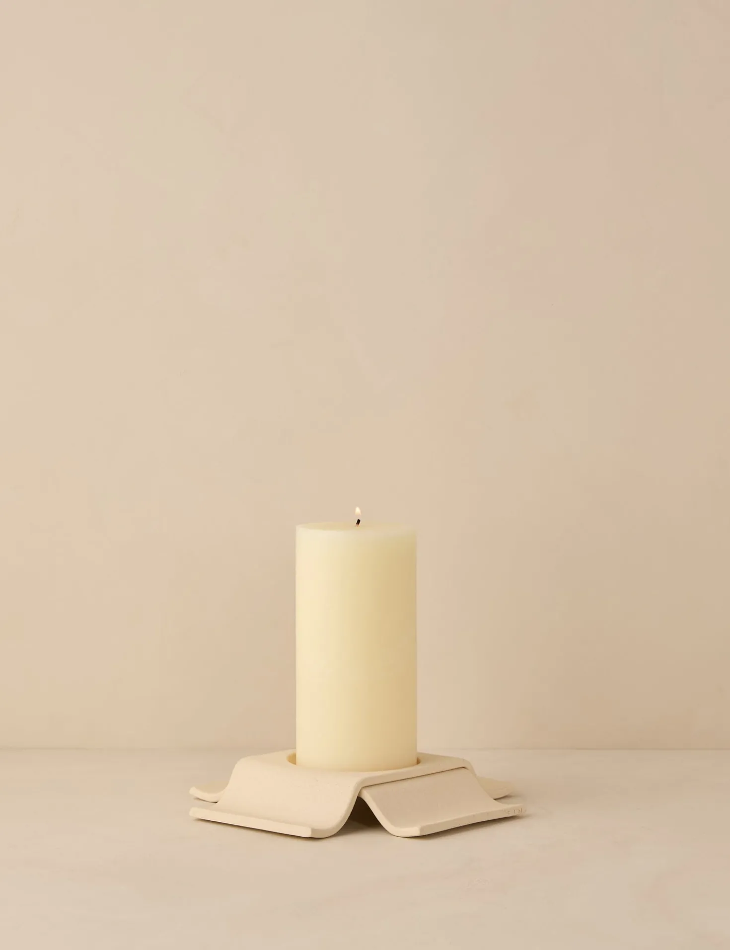 Noor Pillar Candle Holder by SIN