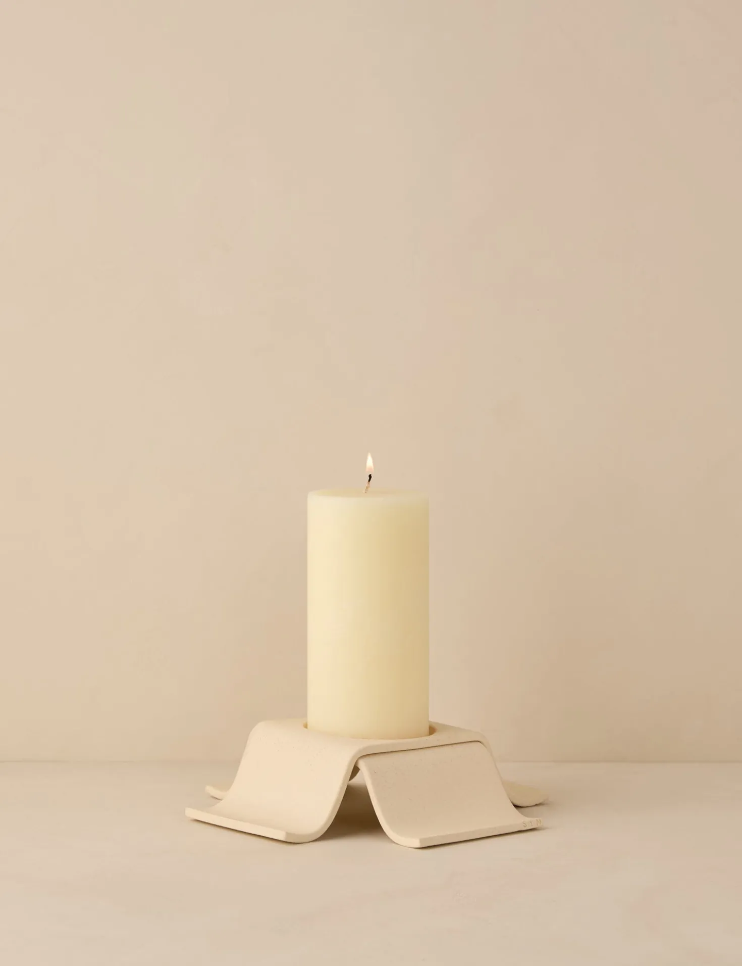 Noor Pillar Candle Holder by SIN