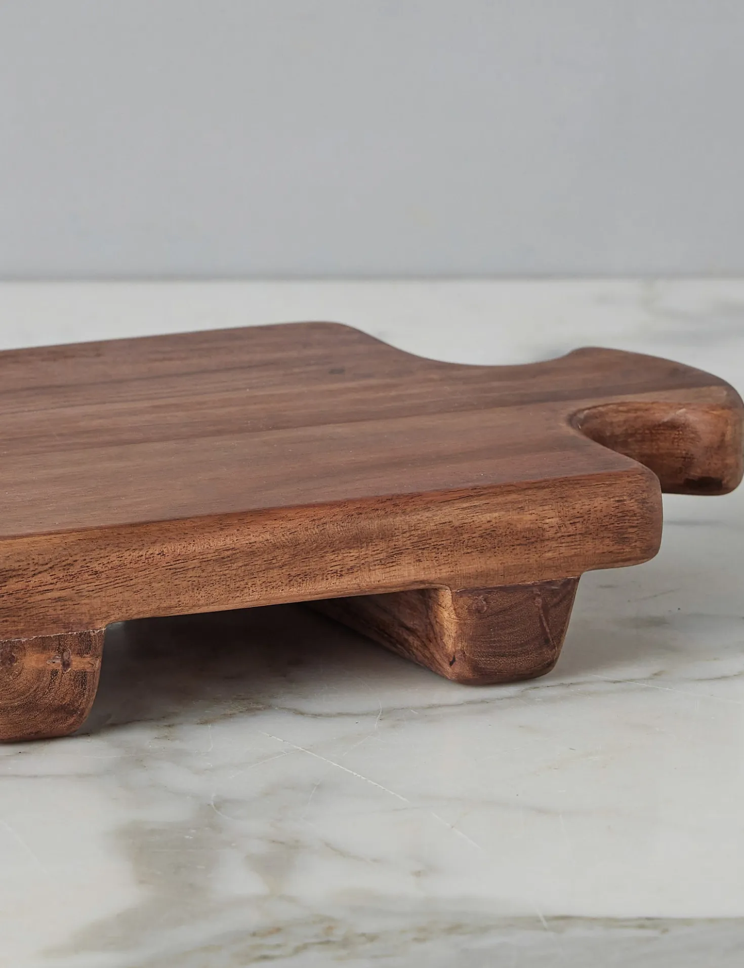 Normandy Wood Riser Footed Tray by etúHOME
