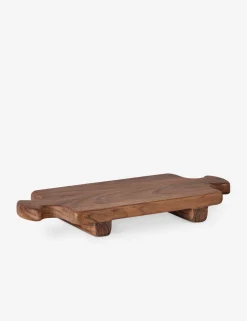 Normandy Wood Riser Footed Tray by etúHOME