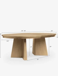 Nycola Extendable Oval Dining Table