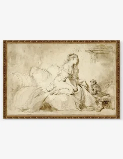 Oh! IF Only He Were as Faithful to Me Wall Art by Jean-Honoré Fragonard, Original Work held by the J. Paul Getty Museum