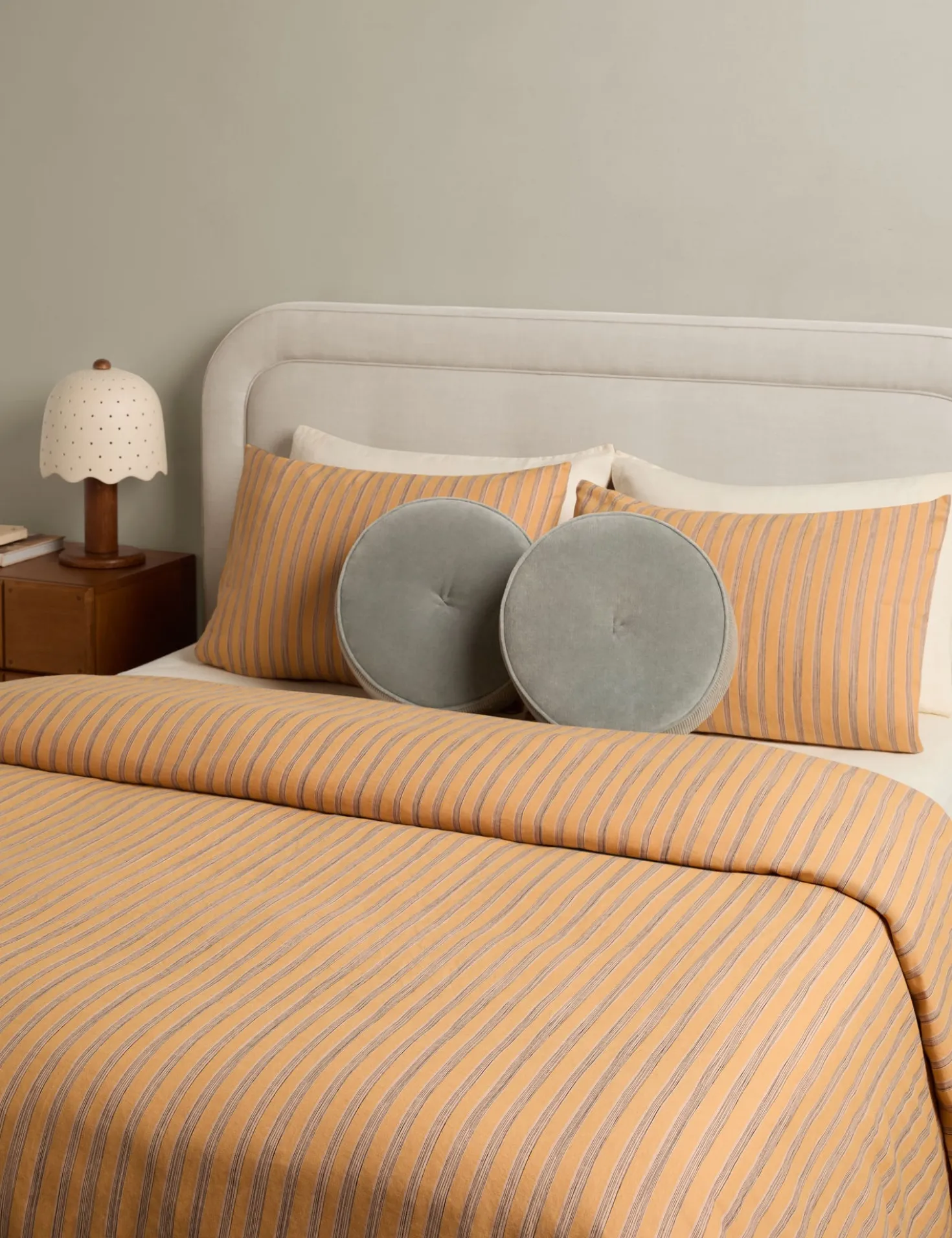 Oja Linen Cotton Duvet Cover by Sarah Sherman Samuel