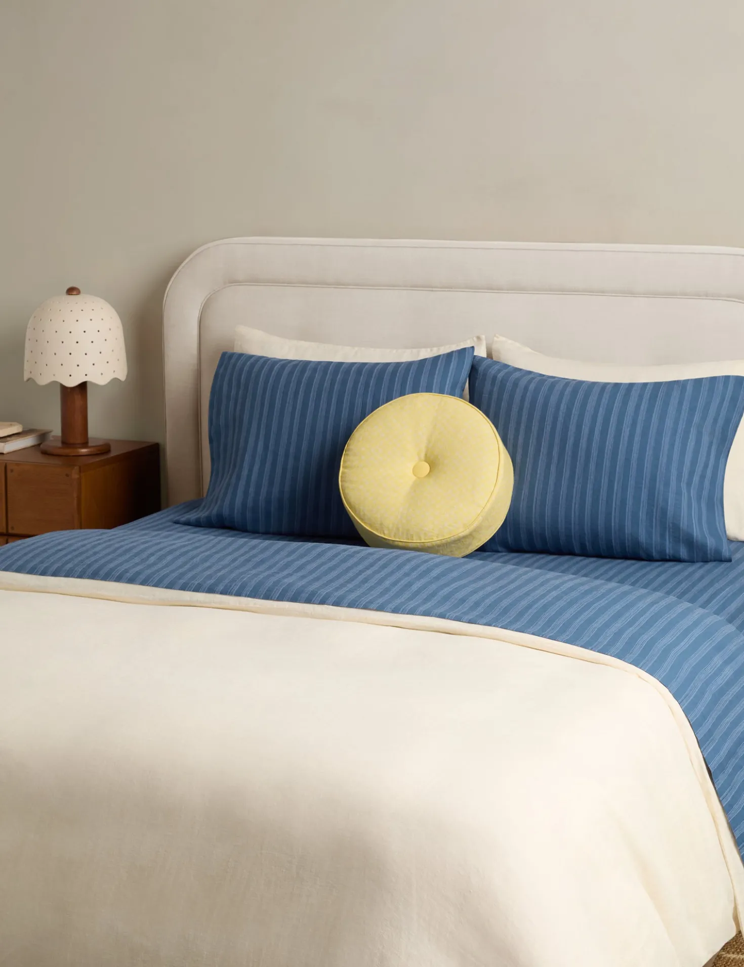 Oja Linen Cotton Sheet Set by Sarah Sherman Samuel