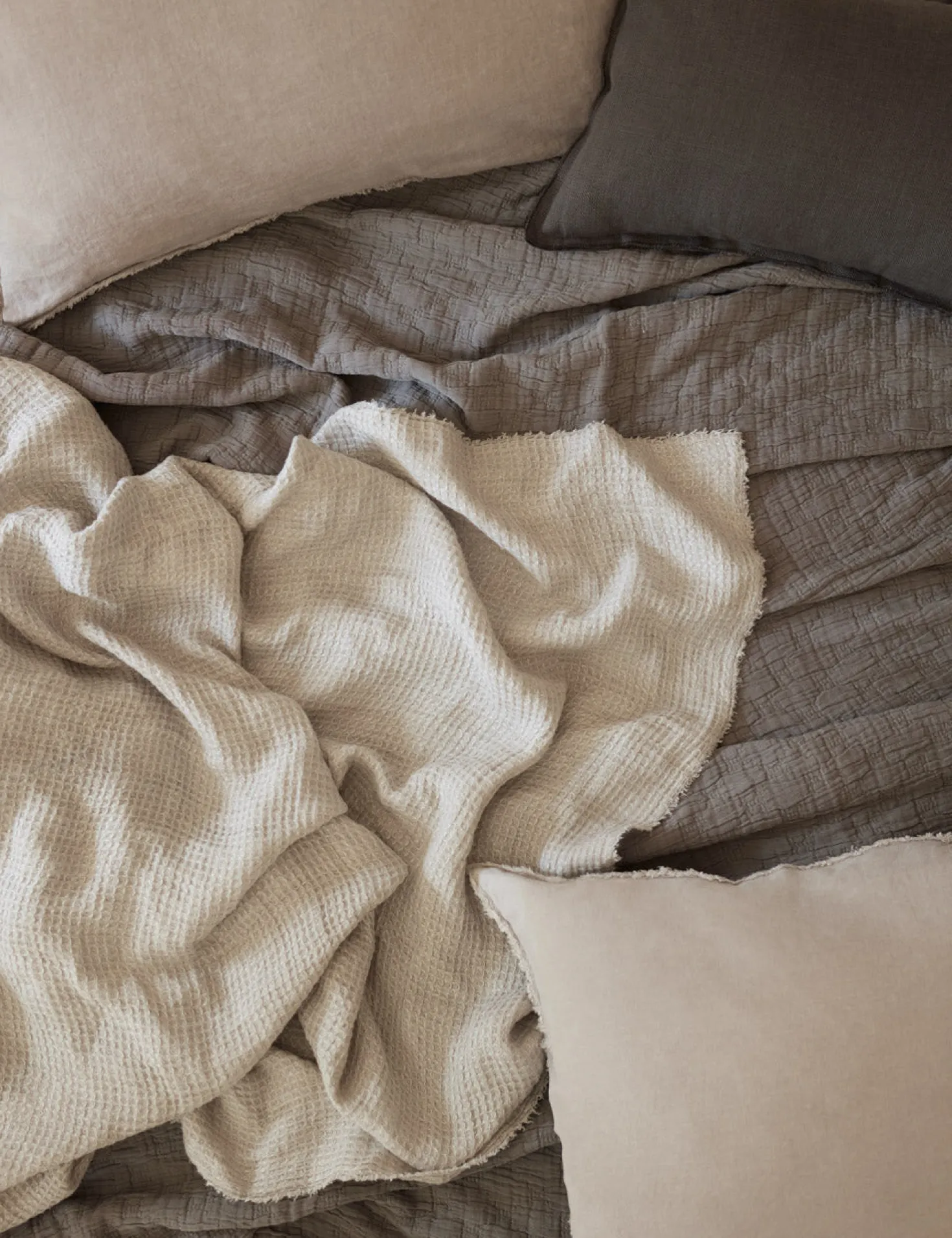 Ojai Cotton Matelassé Coverlet by Pom Pom at Home