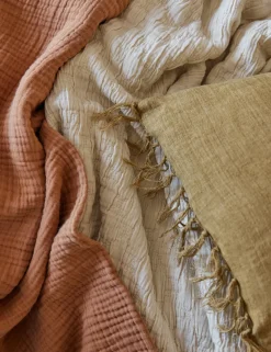 Ojai Cotton Matelassé Coverlet by Pom Pom at Home