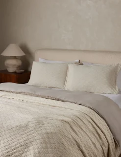 Ojai Cotton Matelassé Coverlet by Pom Pom at Home