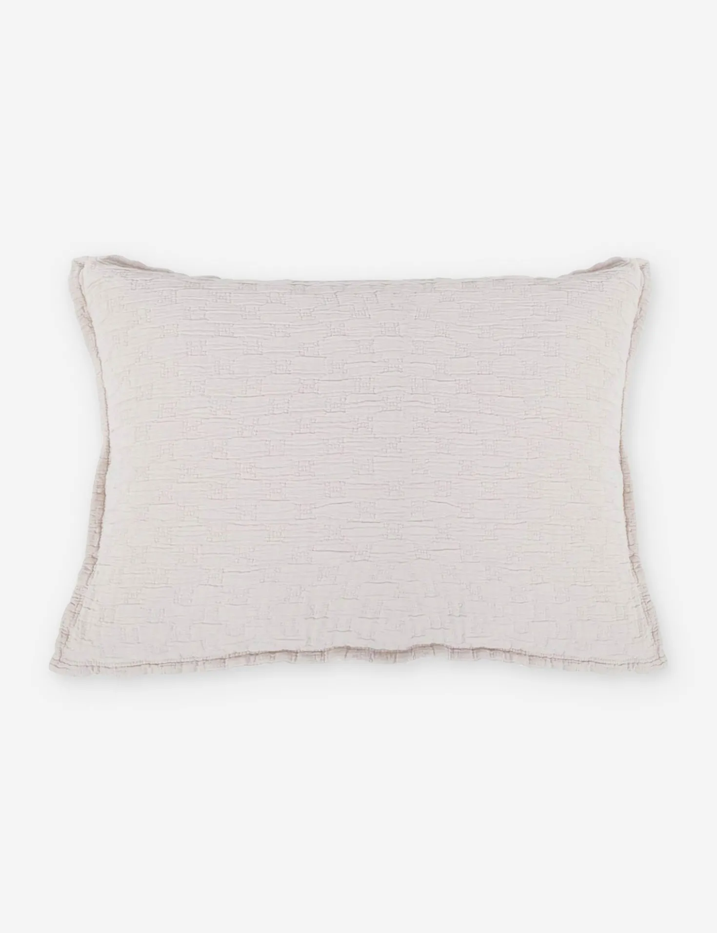 Ojai Cotton Matelassé Sham by Pom Pom at Home