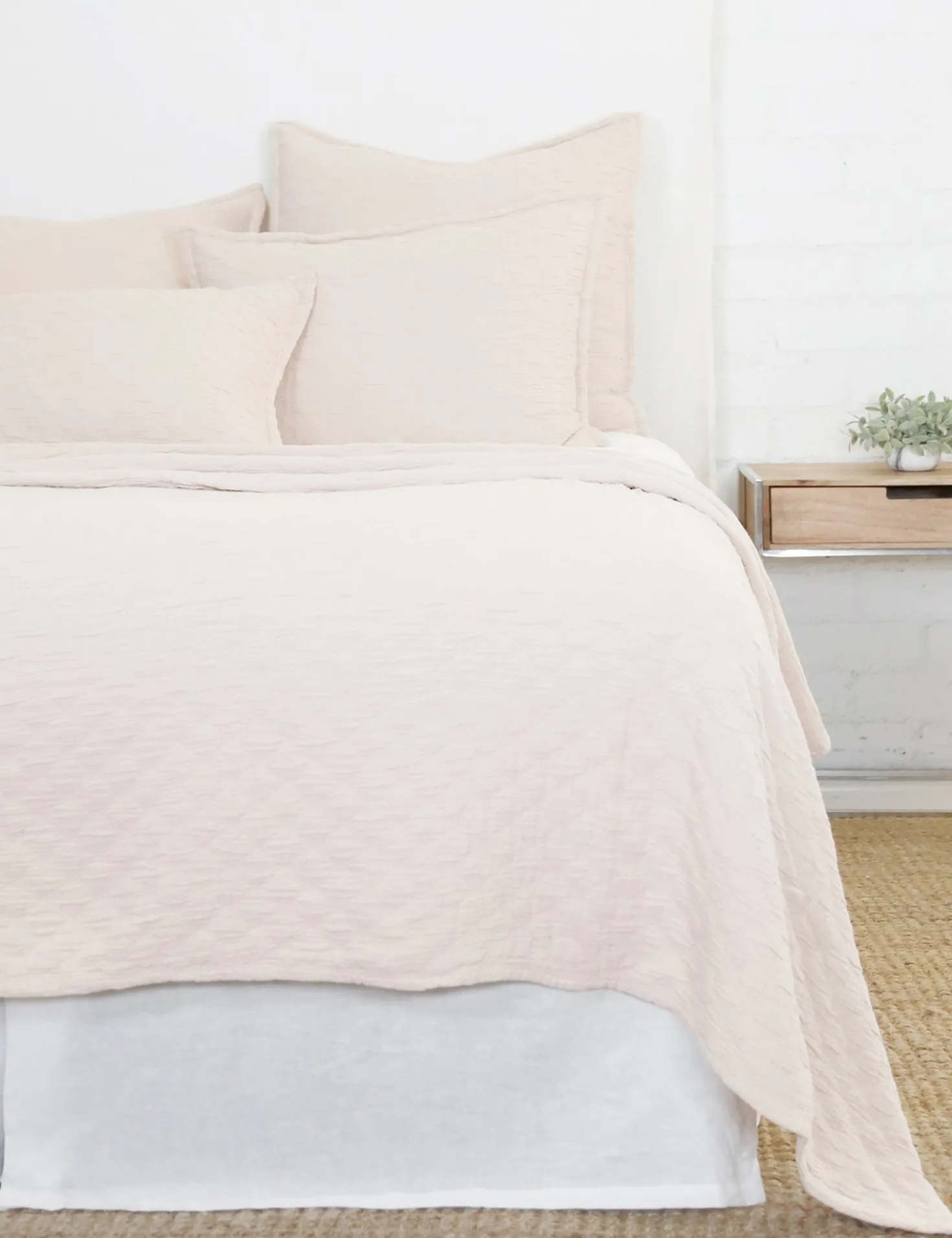 Ojai Cotton Matelassé Sham by Pom Pom at Home