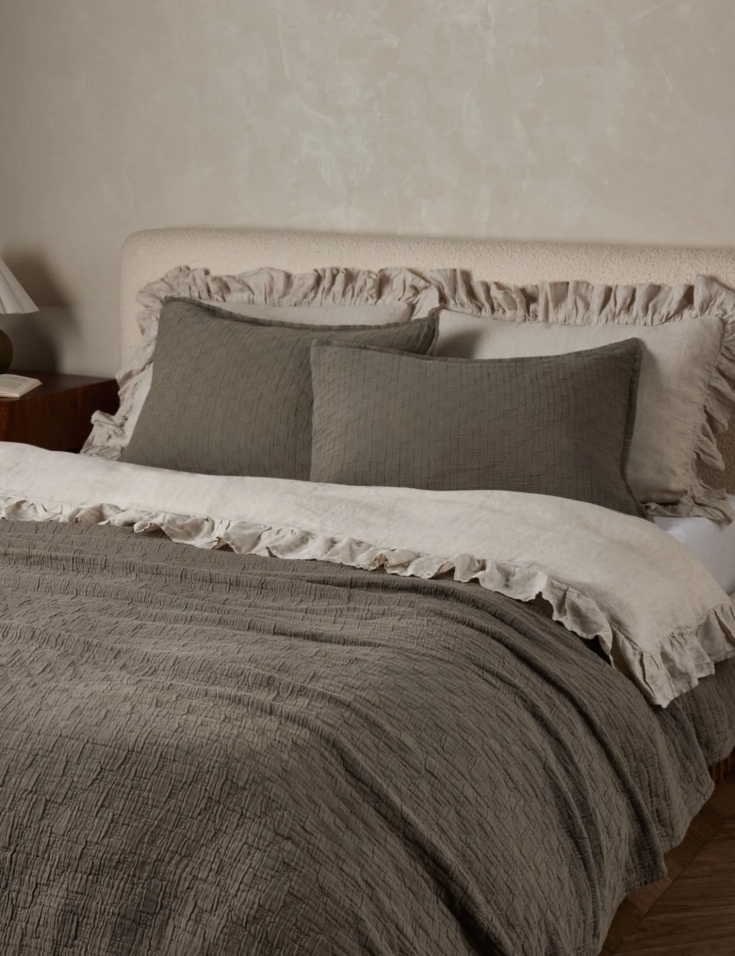 Ojai Cotton Matelassé Sham by Pom Pom at Home