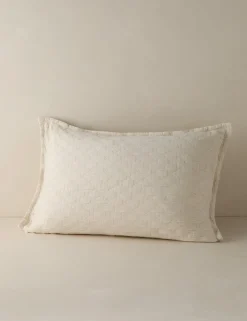 Ojai Cotton Matelassé Sham by Pom Pom at Home
