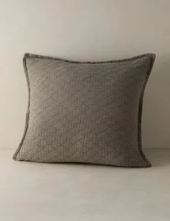 Ojai Cotton Matelasse Euro Sham by Pom Pom at Home