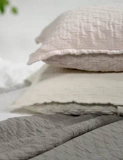 Ojai Cotton Matelasse Euro Sham by Pom Pom at Home