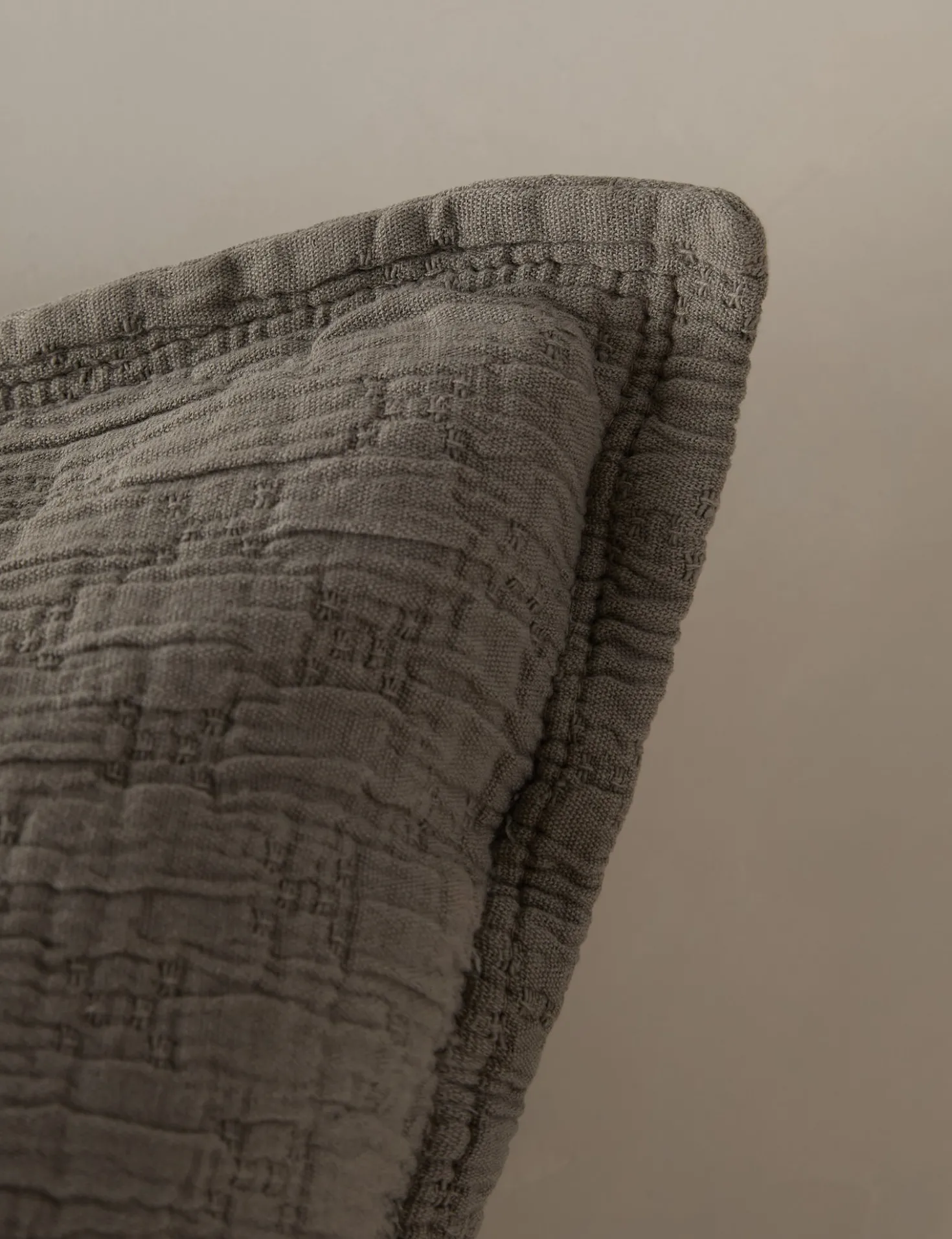 Ojai Cotton Matelasse Euro Sham by Pom Pom at Home