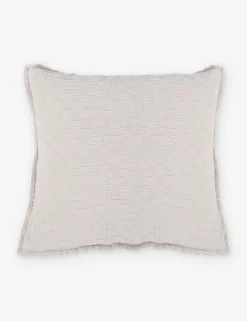 Ojai Cotton Matelasse Euro Sham by Pom Pom at Home