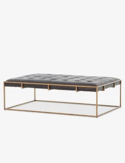 Olwina Leather Coffee Table