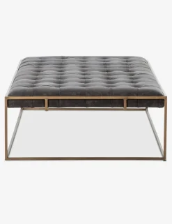 Olwina Leather Coffee Table