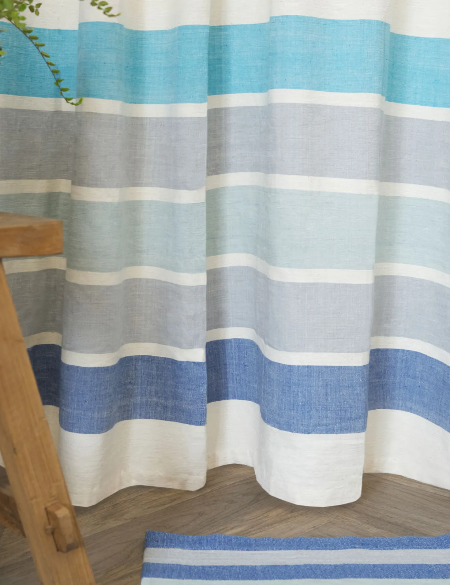 Omo Shower Curtain by Bolé Road Textiles
