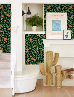 Orange Crush Peel + Stick Wallpaper