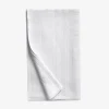 Organic Block Rib Bath Sheet by Mungo