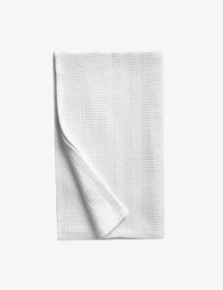 Organic Block Rib Bath Sheet by Mungo