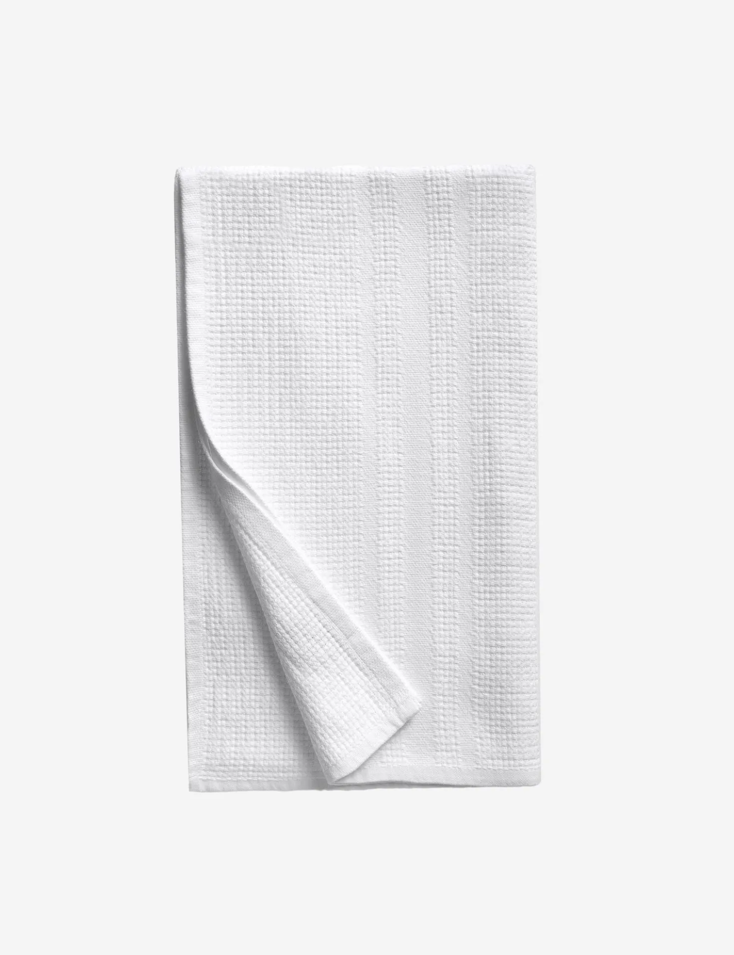 Organic Block Rib Bath Sheet by Mungo