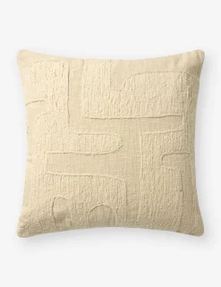 Organic Embroidered Pillow by Brigette Romanek x Loloi